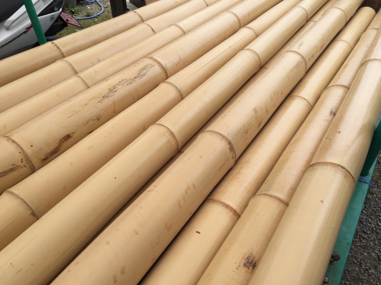 籠用晒し竹 真竹 | 鍋田竹材│鹿児島県 伝統工芸品指定│竹材加工品の製作
